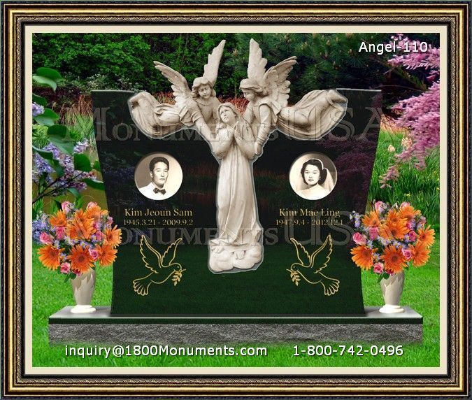 Angel Headstone 110