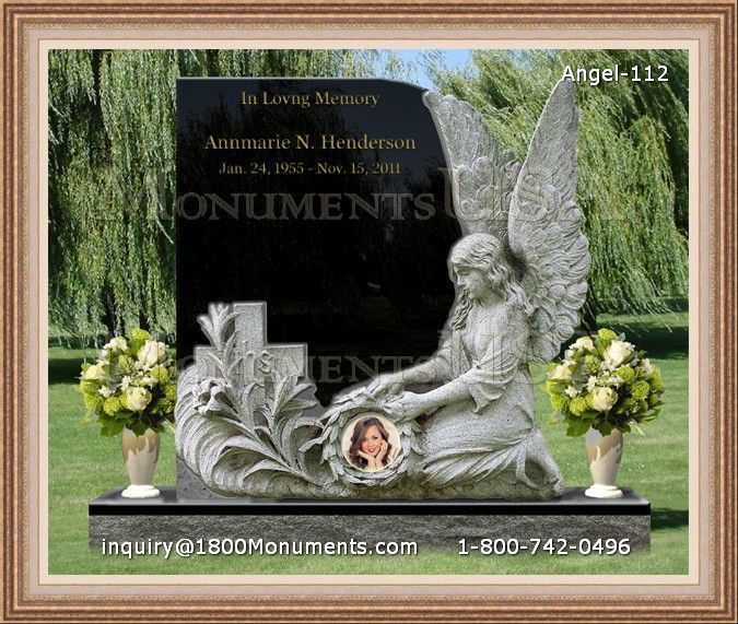 Angel Headstone 112