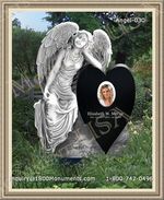 Angel Headstone 030