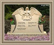 Angel Headstone 043