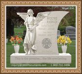 Angel Headstone 050