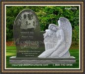 Angel Headstone 076