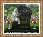 Angel Headstone 136