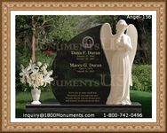 Angel Headstone 156