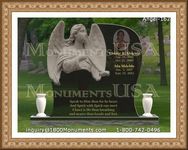 Angel Headstone 162